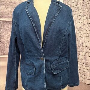 Angels Indigo Denim Blazer